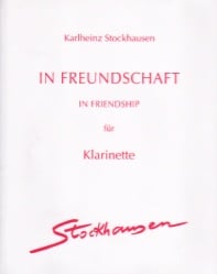 In Freundschaft - Clarinet Unaccompanied