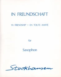 In Freundschaft - Saxophone Unaccompanied