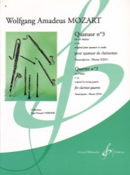 Quartet No. 3 in G Major, K. 156 - Clarinet Quartet