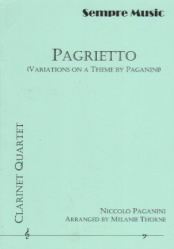 Pagrietto (Variations on a Theme By Paganini) - Clarinet Quartet