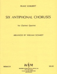 6 Antiphonal Choruses - Clarinet Quartet