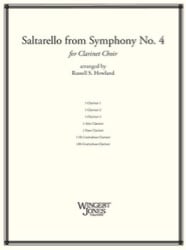 Saltarello from Symphony No. 4 - Clarinet Septet
