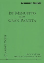 First Menuetto from Gran Partita - Clarinet Octet