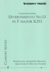 Divertimento No. 13 in F Major, K. 253 - Clarinet Sextet