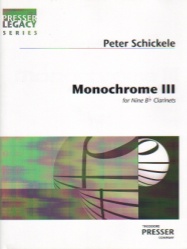 Monochrome 3 - Clarinet Nonet