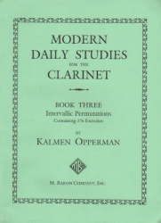 Modern Daily Studies, Book 3 - Clarinet