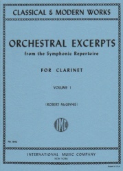 Orchestral Excerpts, Volume 1 - Clarinet