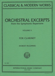 Orchestral Excerpts, Volume 2 - Clarinet