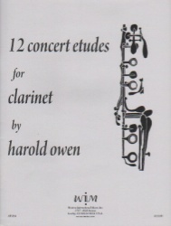 12 Concert Etudes - Clarinet