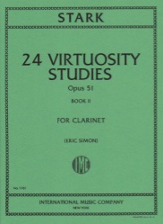 24 Virtuoso Studies, Op. 51, Book 2 - Clarinet