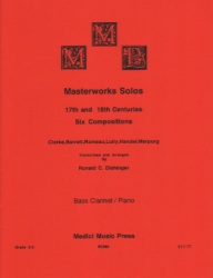 Masterworks Solos - Bass Clarinet and Piano