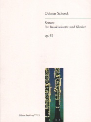 Sonata Op. 41 - Bass Clarinet and Piano
