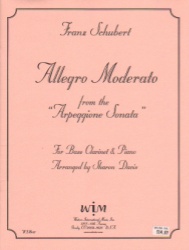 Allegro Moderato from the Arpeggione Sonata - Bass Clarinet and Piano