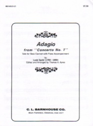 Adagio from Concerto No. 1 - Bass Clarinet and Piano