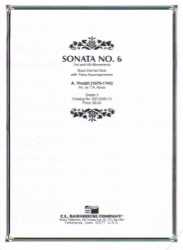 Sonata No. 6, Movements 3 and 4 - Bass Clarinet and Piano