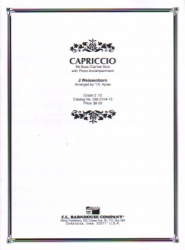 Capriccio - Bass Clarinet and Piano