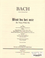 Bist du Bei Mir - Oboe and Piano (or Misc. Quartet)