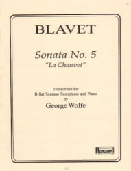 Sonata No. 5, "La Chauvet" - Soprano Sax and Piano