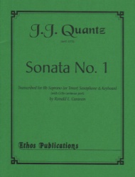 Sonata No. 1 in A Minor - Soprano (or Tenor) Sax and Piano