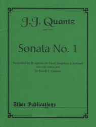 Sonata No. 1 in A Minor - Soprano (or Tenor) Sax and Piano