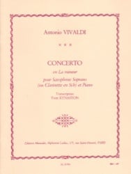 Concerto in A Minor - Soprano Sax and Piano