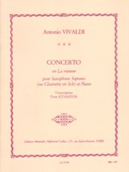 Concerto in A Minor - Soprano Sax and Piano