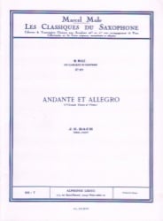 Andante and Allegro from Violin Sonata No. 1 - Alto Sax and Piano