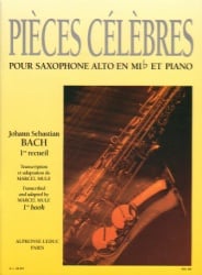 Celebrated Pieces, Volume 1 - Alto Sax and Piano