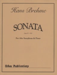 Sonata - Alto Sax and Piano