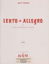 Lento and Allegro - Alto Sax and Piano