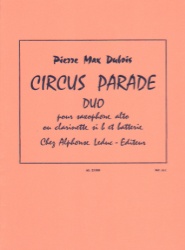 Circus Parade - Alto Sax (or Clarinet) and Percussion