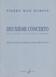 Deuxieme Concerto - Alto Sax and Piano