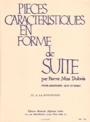 Pieces Caracteristiques No. 4: A la Hongroise - Alto Sax and Piano