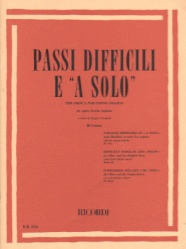 Difficult Passages and Solos from Italian Opera, Vol. 3 - Oboe and English Horn