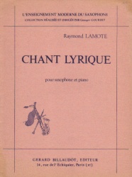 Chant Lyrique - Alto Sax and Piano