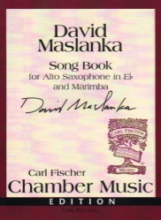 Song Book - Alto Sax and Marimba