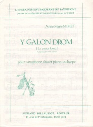 Y Galon Drom (Le Coeur Lourd) - Alto Sax and Piano (or Harp)