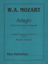 Adagio from Concerto, K. 622 - Alto Sax and Piano