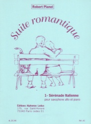 Suite Romantique, Mvt. 1: Serenade Italienne - Alto Sax and Piano