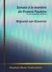 Sonata a la maniere de Francis Poulenc - Alto Sax and Piano