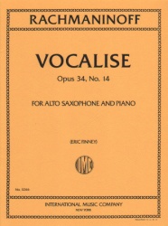 Vocalise, Op. 34, No. 14 - Alto Sax and Piano