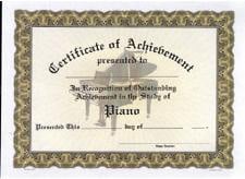 groth music company achievement certificates piano acheivment certificates