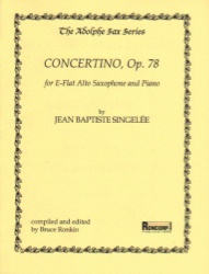Concertino, Op. 78 - Alto Sax and Piano