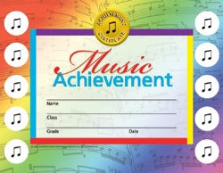 groth music company music achievement certificates with reward acheivment certificates
