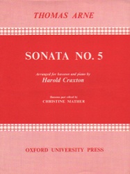 Sonata No. 5 - Bassoon and Piano