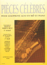 Pieces Celebres, Book 1 - Alto Sax and Piano