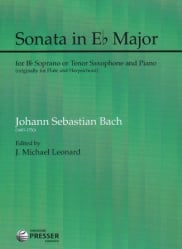 Sonata in E-flat Major BWV 1031- Tenor Sax and Piano