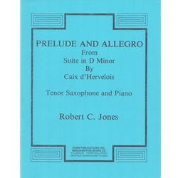 Prelude and Allegro from "Suite in D Minor" - Tenor Sax and Piano