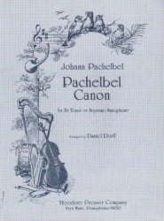 Pachelbel Canon - Tenor (or Soprano) Sax and Piano