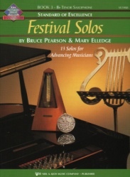 Festival Solos, Book 3 - Tenor Sax Part
